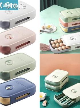 1pc Egg Drawer Holder Plastic Refrigerator Egg Conta