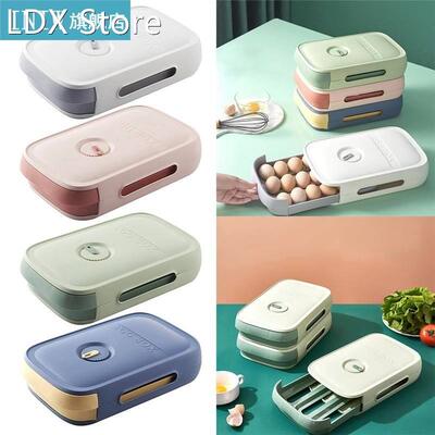 1pc Egg Drawer Holder Plastic Refrigerator Egg Conta