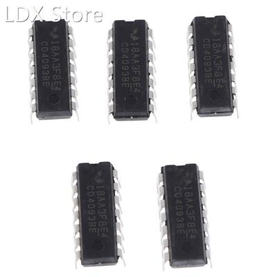 10PCS CD4093BE DIP14 CD4093 DIP 4093 DIP-14 4093BE new and o