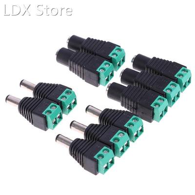 5pcs Female Male DC Power Cable Connector Jack Plug Connecti