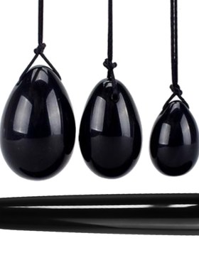 Nature Obsidian Yoni Egg Sphere Women Pelvic Floor Muscle K