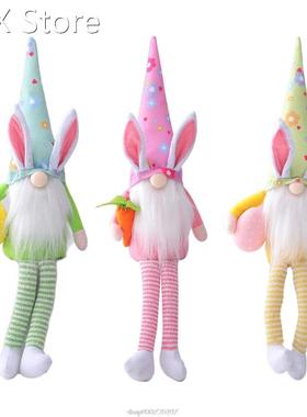 Easter Bunny Long Leggs Gnomes Handmade Swedish Tomte Rabbit