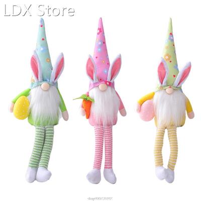 Easter Bunny Long Leggs Gnomes Handmade Swedish Tomte Rabbit