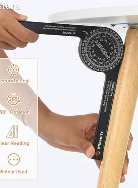 7in Miter Saws Protractor Rust Proof Aluminum Alloy Accurate
