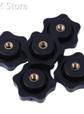 5pcs/lot M5 Plum Bakelite Hand Tighten Nuts Handle Thread St