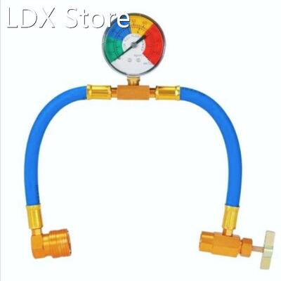 Car Recharge Measuring Hose Gauge Air Conditioning Refrigera