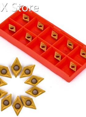 10Pcs DCMT070204 YBC251 Carbide Inserts 7 x 7 x 2mm For Lath