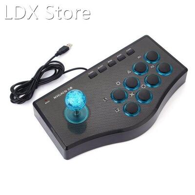 3 In 1 USB Wired Game Controller Arcade Fighting Joystick St