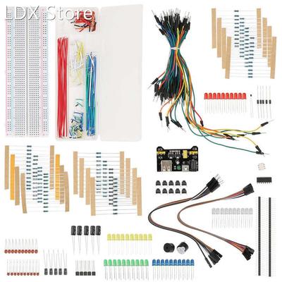 Electronics Component Starter Kit Breadboard cable resistors
