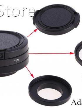 3 In1 37mm / 40.5mm / 52mm / 58mm UV Filter Lens Protector+