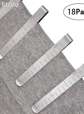 18 Pack Metal Sewing Crimping Clip Stainless Steel Hemming C