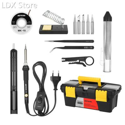 Meterk 14 in 1 Soldering Iron Kit 60W Adjustable Temperature