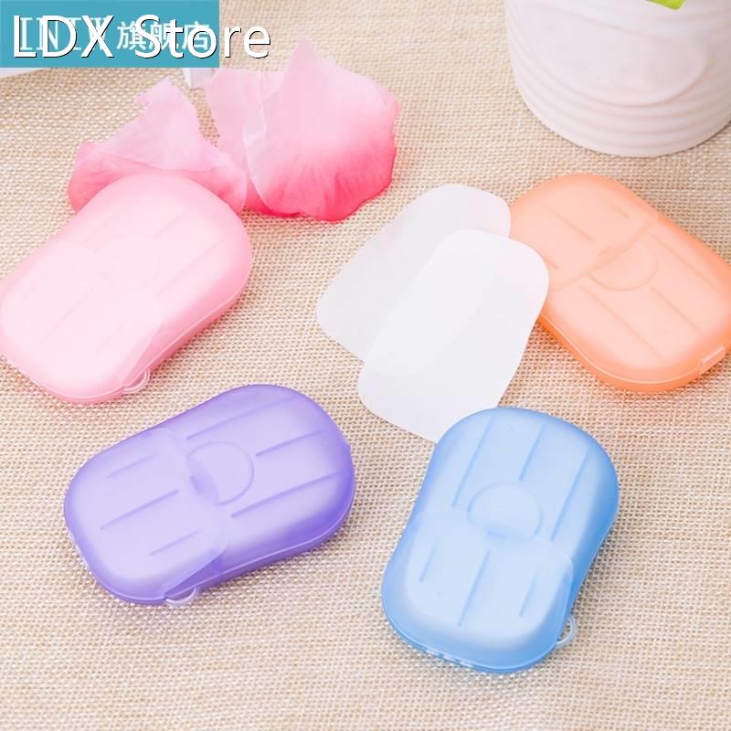 20Pcs /Box Disinfecting Paper Soaps Disposable Portable Hand