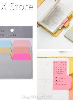 90 Sheets Index Note Paper Sticky Notes Memo Pad Office Scho