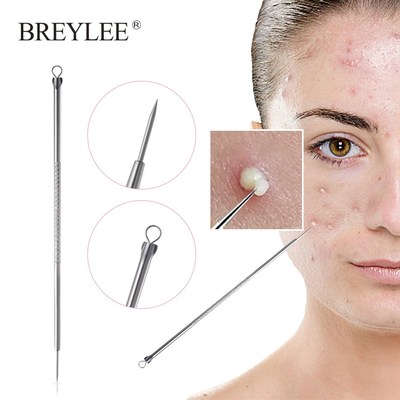 BREYLEE Pimple-Extractor Needle Breylee-Acne-Removal-Tools S