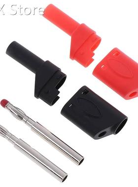 10pcs Safety 4mm Male Retractable Sheath Stackable Banana Pl