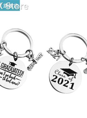 Class of 2021 Graduation Ceremony Keychain Graduated Bachelo
