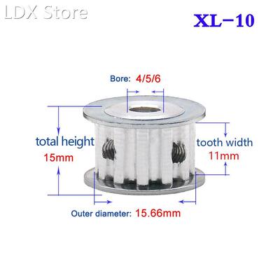 1Pcs XL 10 Tooth 12 Tooth Synchronous Wheel Timing Belt Pull