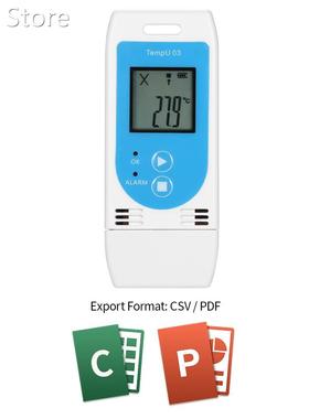 USB Temperature Humidity Data Logger Reusable RH TEMP Datalo