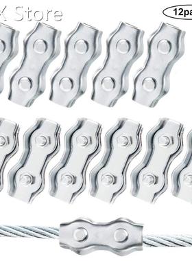 12Pcs Poly Rope Connector Wires Splicer 304 Stainless Steel