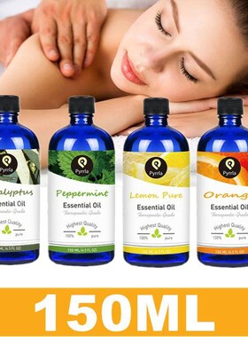 Pyrrla 150ml Pure Essential Oils Peppermint Massage Oil For