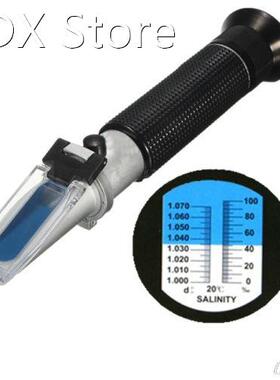 Salinity Refractometer Meter Water Reader Marine 0~10% Salt
