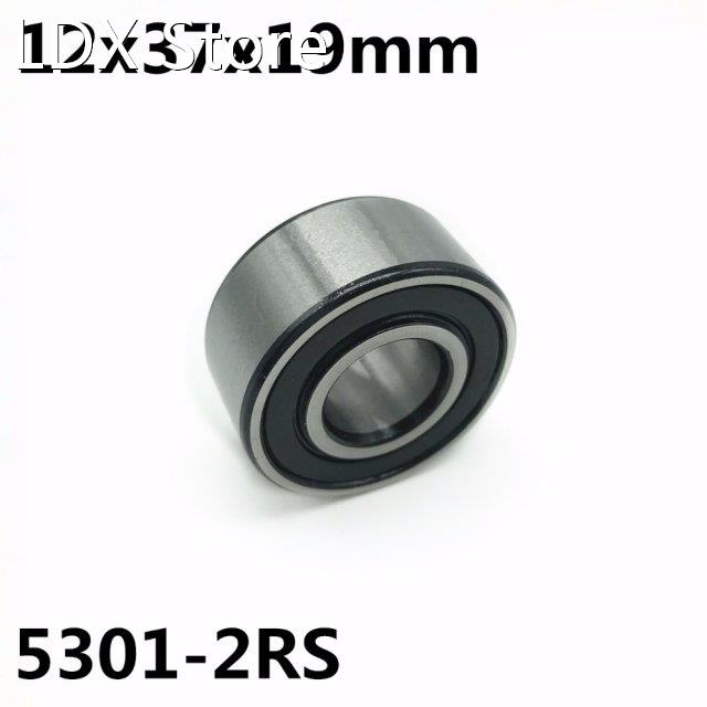 5301-2RS 12x37x19 mm 1Pcs Double row angular contact bearing