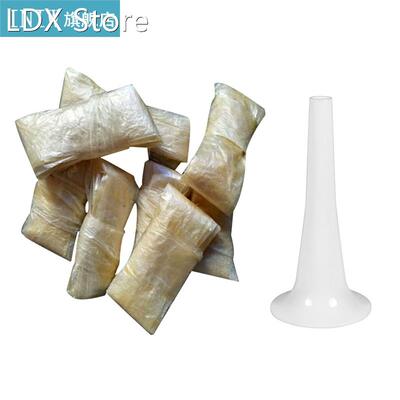 10/20/50/100Pcs Sheep Sausage Casings with Funnel Sausage Fi