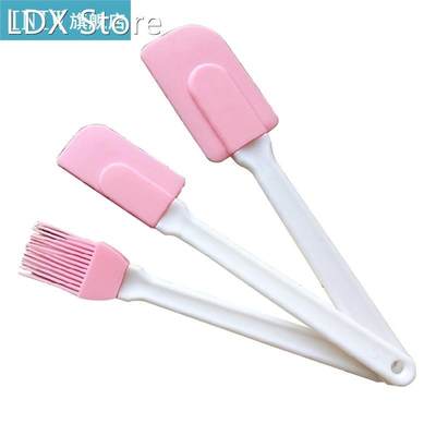 3Pcs Food Grade Silicone Spatula And Brush Set Non S