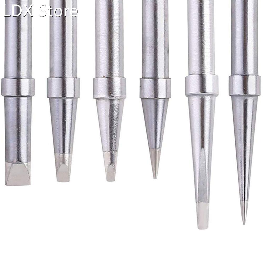 6PCS Soldering Iron Tips Set ET Welding Replacement Accessor