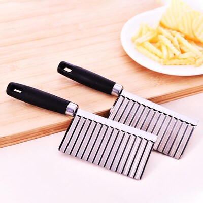 French Fries Cutter Stainless Steel Serrated Blade Vegetable