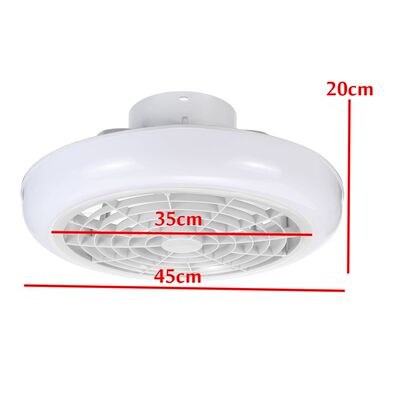 60W Led Ceiling Fan Light Ceiling Fan with Lights Remote Con