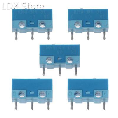 5Pcs Original HUANO White Dot Blue Shell 0.74N Mouse Micro S