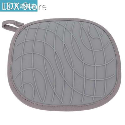 new Year plantas Table Mat Silicone Simple Grid Heat Insulat