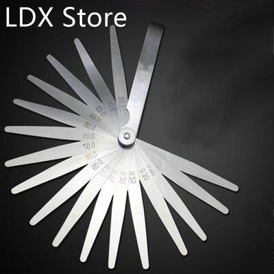 Stainless Ateel Anti-Rust Feeler Gauge Gap Ruler 17 Blade Fe