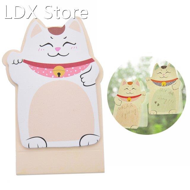 Kawaii Sticky Notes Lucky Cat Planner Sticker Notepad S