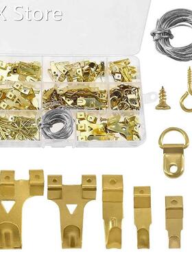 220 Pcs Picture Hooks , Picture Hanging Hooks Kit with Hooks