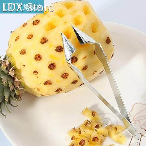 1PC Stainless Steel Pineapple Peeler Labor-saving Seed Remov