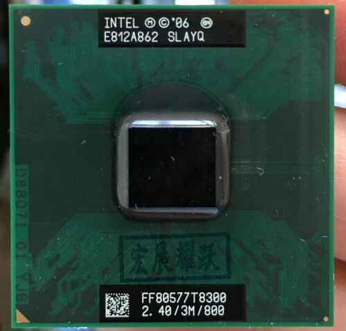 Core 2 Duo T8300  CP  Laptop processor PGA 478 cpu  work