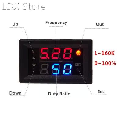 DC 4-30V Single Signal Generator PWM Pulse Frequency Duty Cy