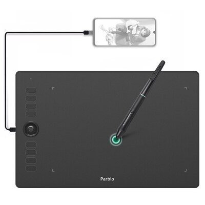 Parblo A610 Pro Graphic Drawing Tablet Support Phone Androi