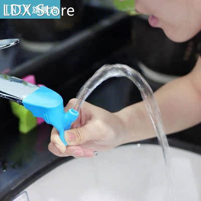 3 Colors Faucet Extenders Children Washing Device Elastic Si