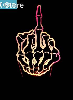 Body Language Bedside Lamp 3d Touch Hologram Illusion Night