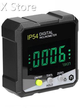 IP54 4*90° Digital Inclinometer LCD Backlight Protractor
