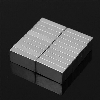 20Pcs 10x5x2mm N52 Super Strong Cuboid Shape Blocks Rare Ear