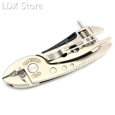 Multifuntion 5 in 1 Pliers Gloden Multitool Adjustable Wrenc