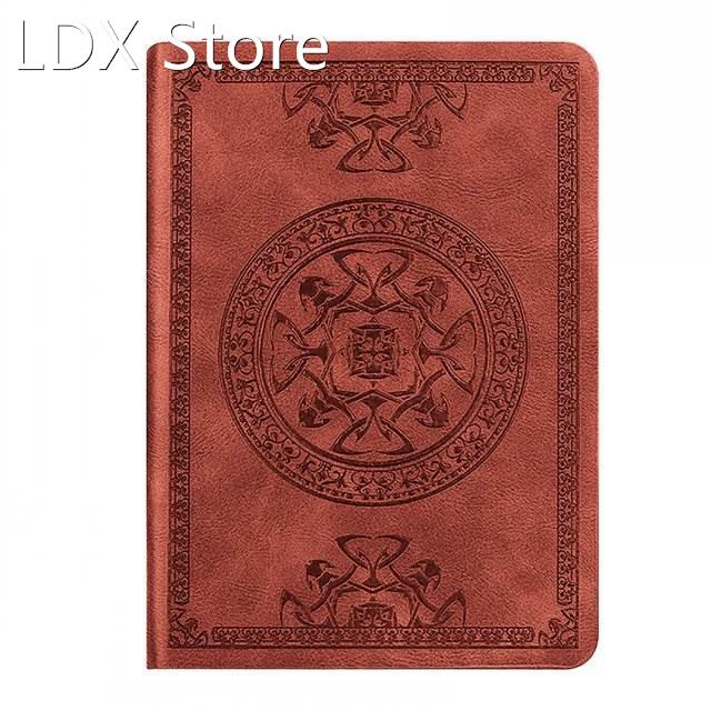 Retro Artificial Leather Stationery Desk Home Kids Planner G