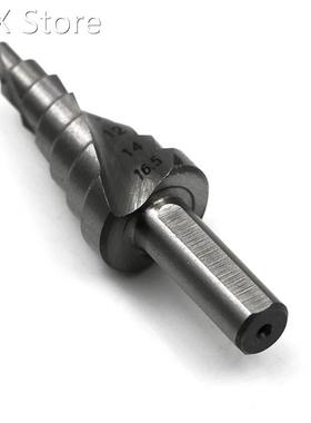 4-16.5mm Triangle Shank Step Drill Spiral Metals Platic Mult