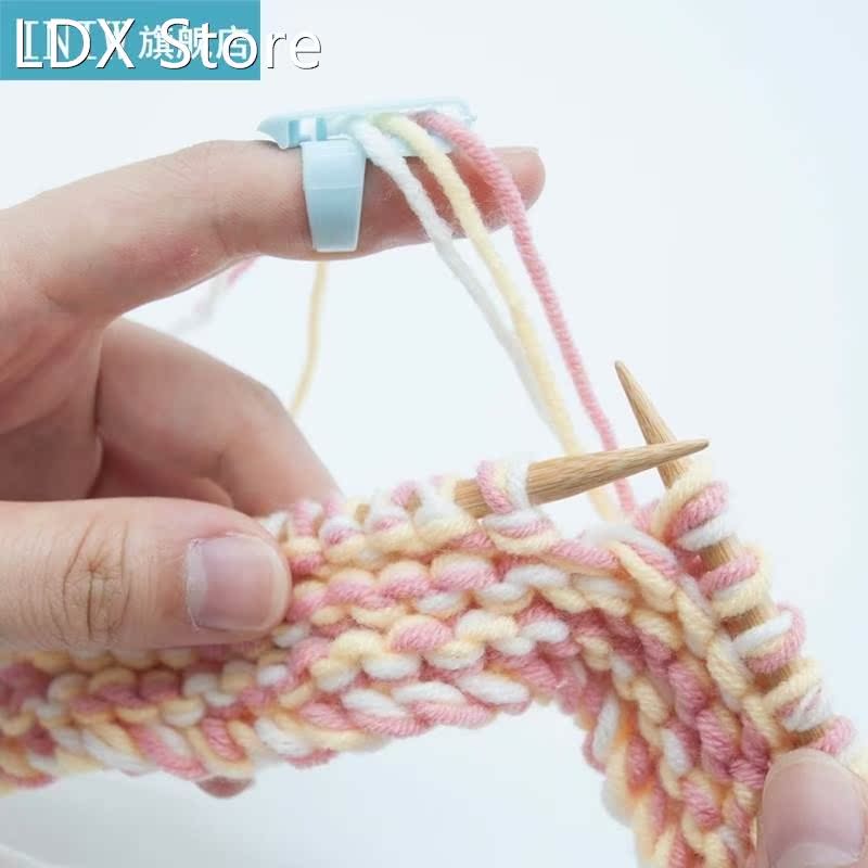 4pcs/set Finger Splitter Sweater Wool Knitting Tool 4 Yarn G