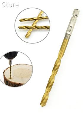 13pcs HSS Drill Set Hex Shanks 1/4 Inch High Speed Steel Tit